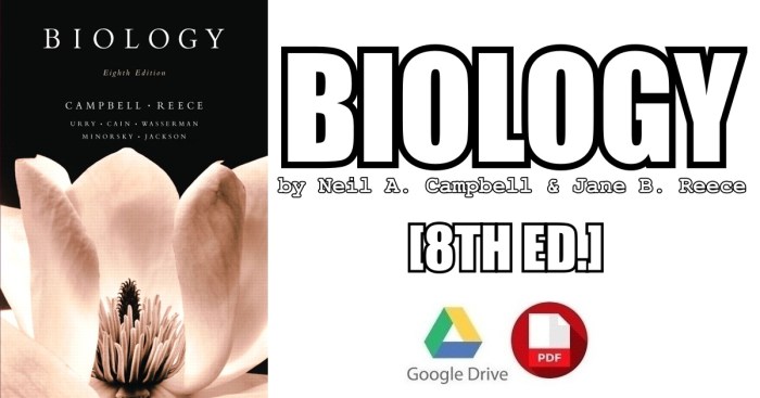 Biology 8th edition by campbell and reece