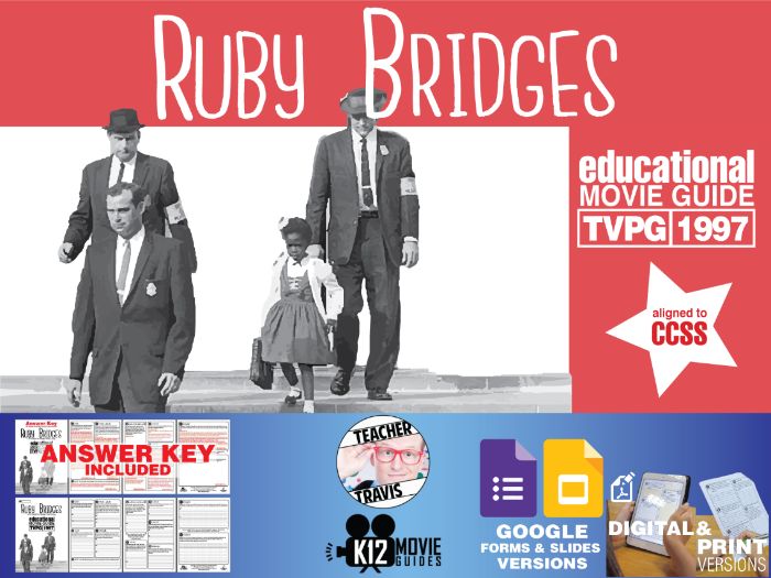 Ruby bridges movie questions answer key