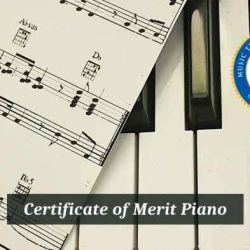 Certificate of merit piano level 11