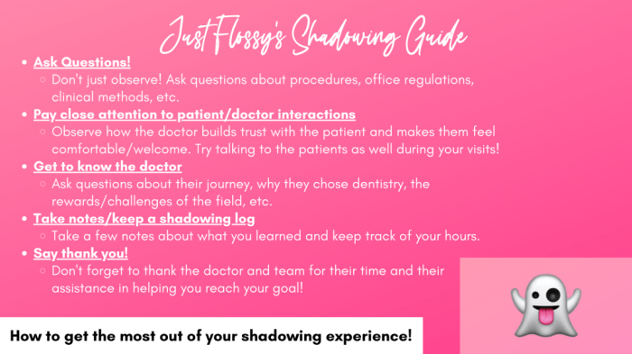 Questions to ask a dental hygienist when shadowing