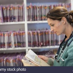 A nurse manager is reviewing a client's medical record