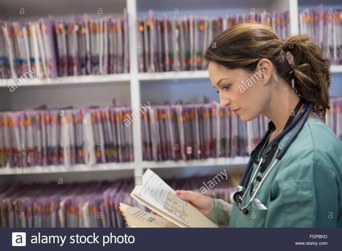 A nurse manager is reviewing a client's medical record