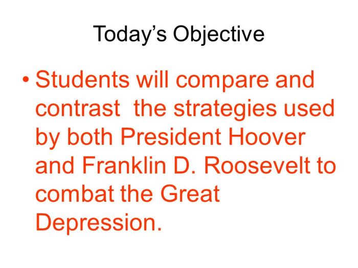 Hoover lecture roosevelt fdr